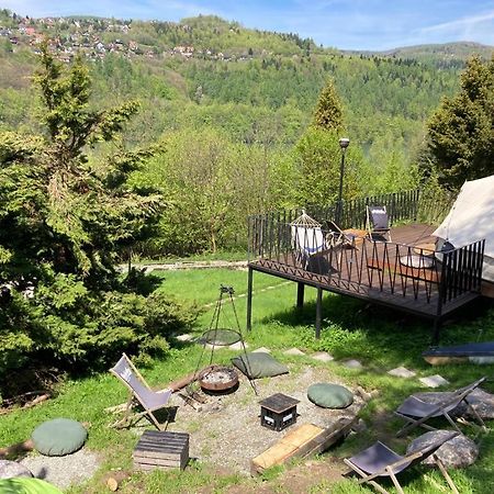 Glampspace - Szlak Beskidzki Hotel Międzybrodzie Bialskie Екстериор снимка