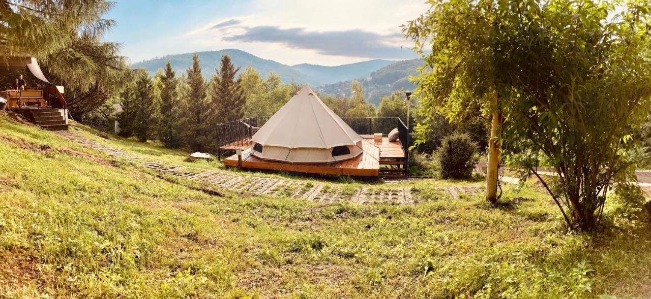 Glampspace - Szlak Beskidzki Hotel Międzybrodzie Bialskie Екстериор снимка