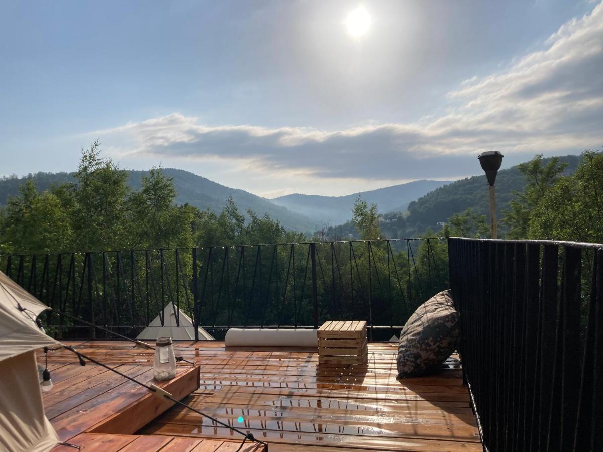 Glampspace - Szlak Beskidzki Hotel Międzybrodzie Bialskie Екстериор снимка