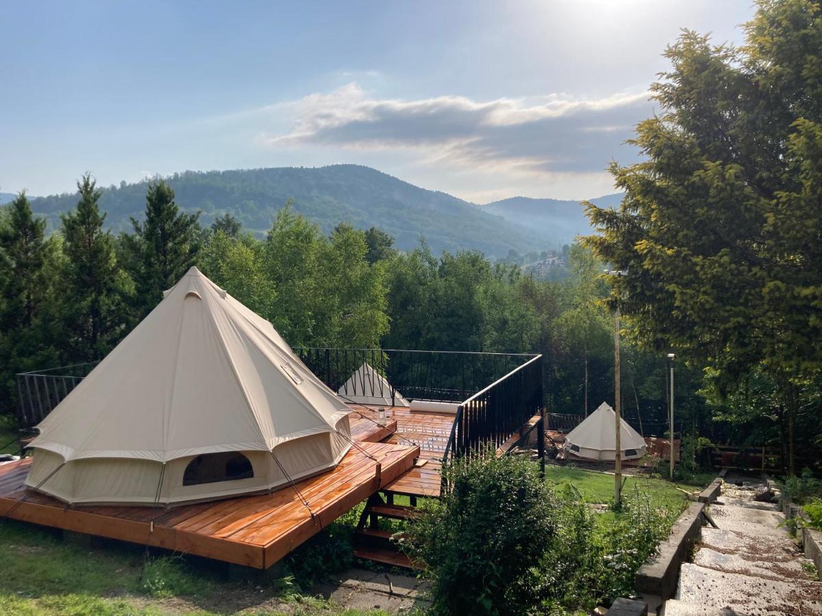 Glampspace - Szlak Beskidzki Hotel Międzybrodzie Bialskie Екстериор снимка