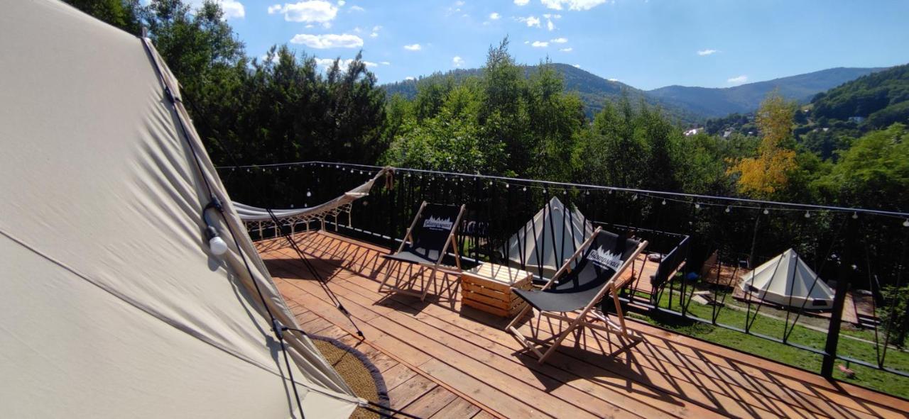 Glampspace - Szlak Beskidzki Hotel Międzybrodzie Bialskie Екстериор снимка