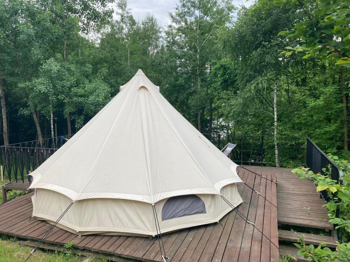 Glampspace - Szlak Beskidzki Hotel Międzybrodzie Bialskie Екстериор снимка
